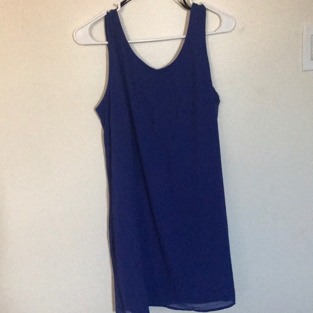 Royal blue dress